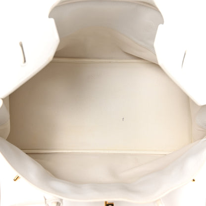Hermes Taurillon Clemence JPG Birkin 42 White 4 of 9
