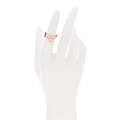 Hermes 18K Rose Gold PM Collier De Chien Ring 49 5 2 of 5