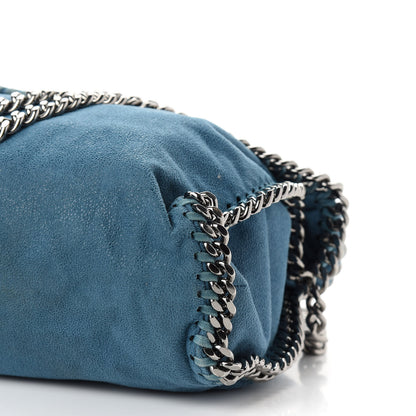 Stella McCartney Shaggy Deer Falabella Fold Over Tote Blue 8 of 9