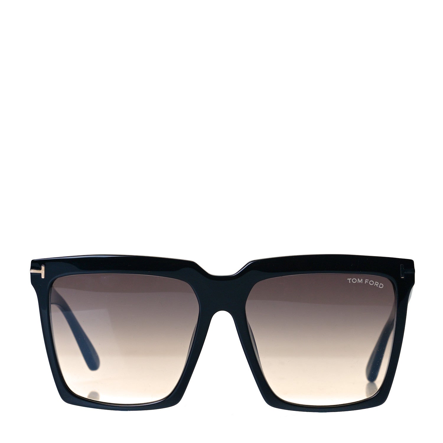 Tom Ford Acetate Polarized Sabrina Cat Eye Sunglasses TF764 Black 1 of 6