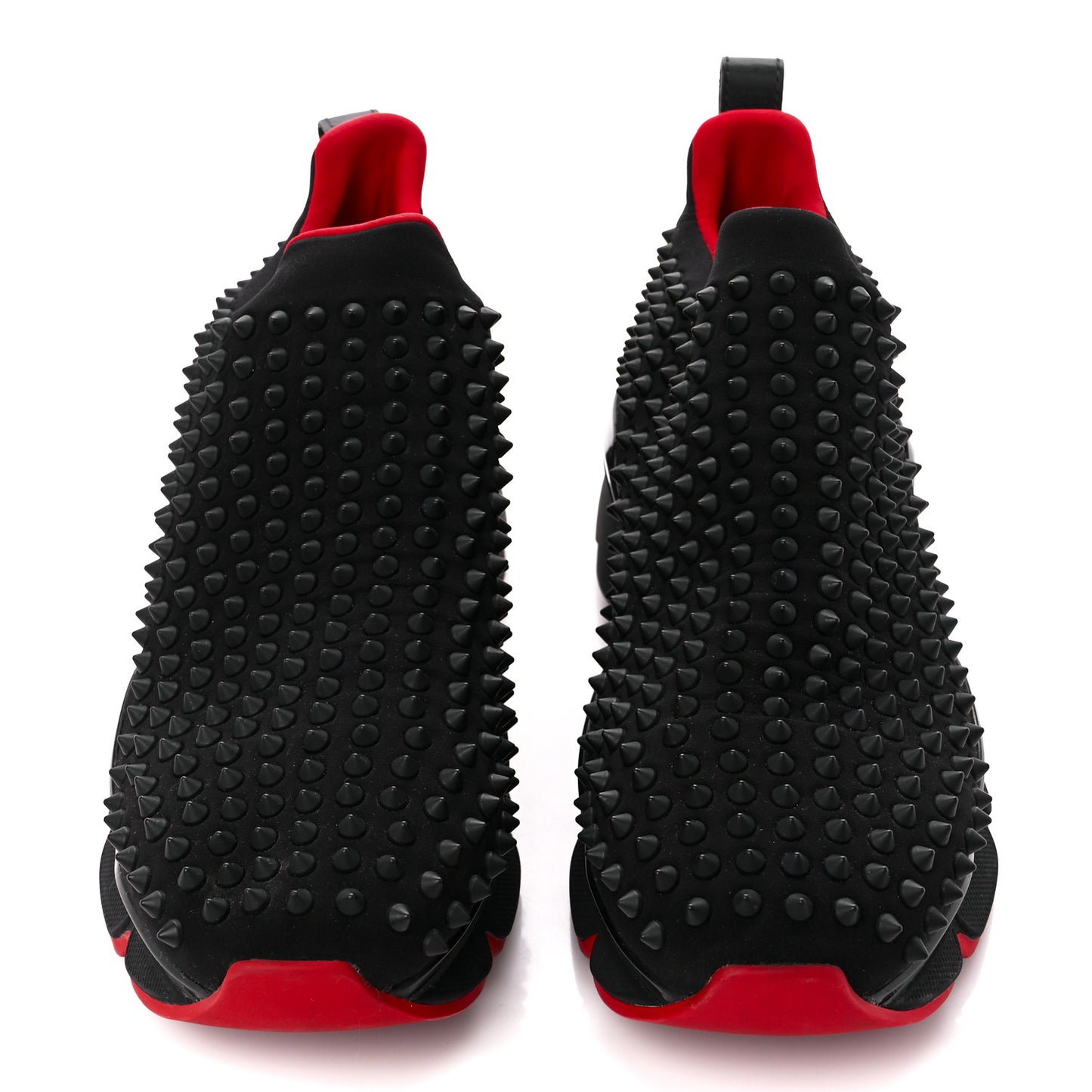 Neoprene Mens Spike Sock Flat Sneakers 42 Black