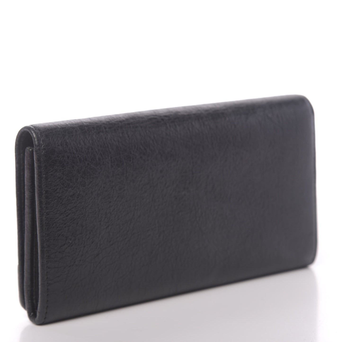 Agneau Classic Hardware Money Wallet Black