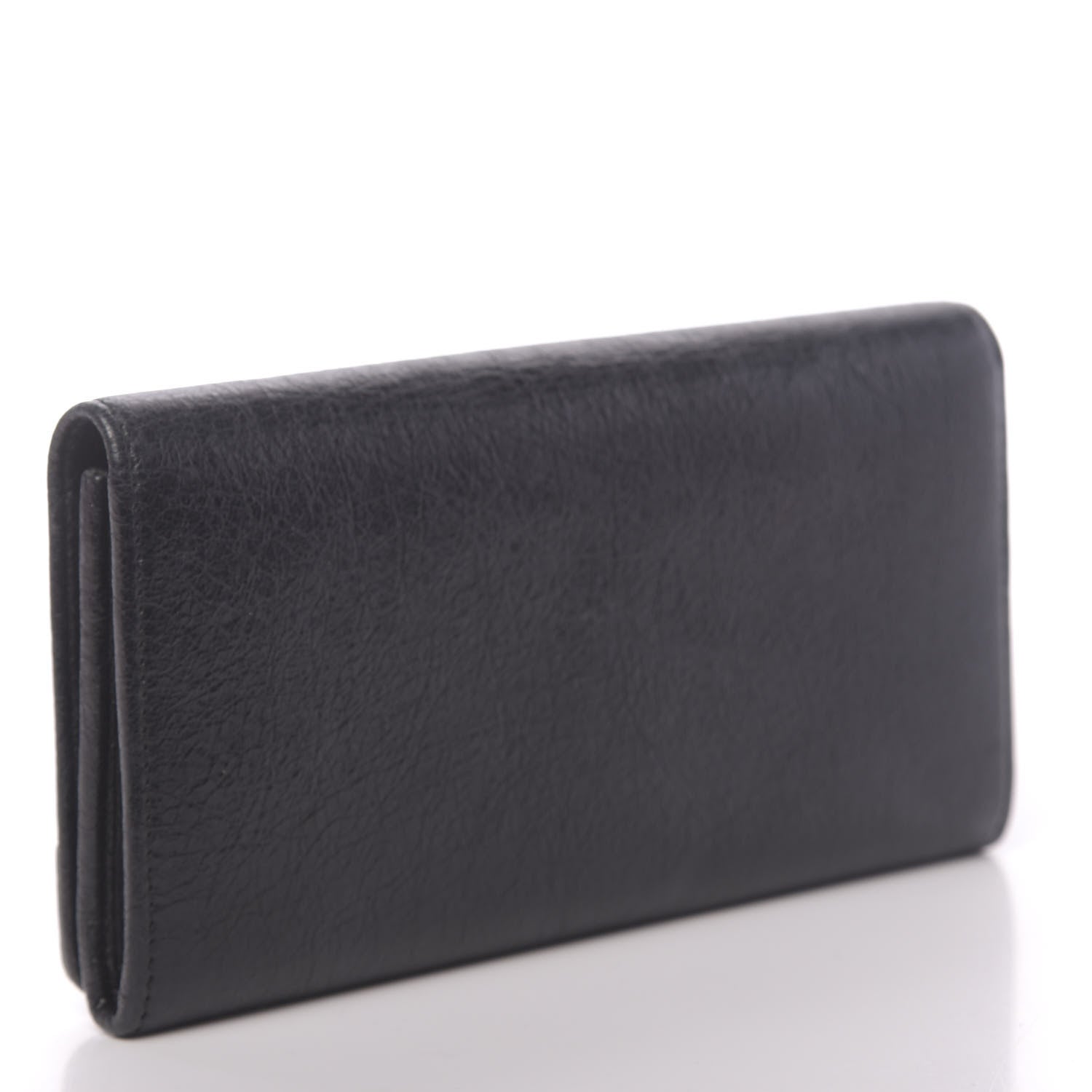 Balenciaga Agneau Classic Hardware Money Wallet Black 3 of 8