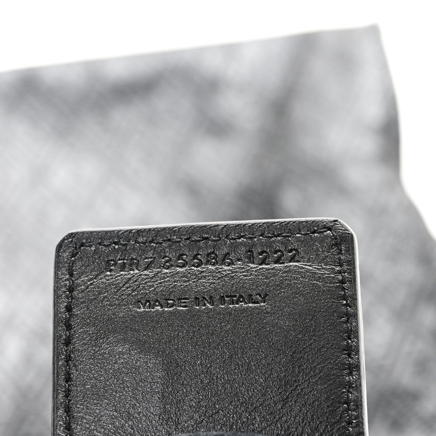 Calfskin Monogram Deli Paper Bag Vintage Black