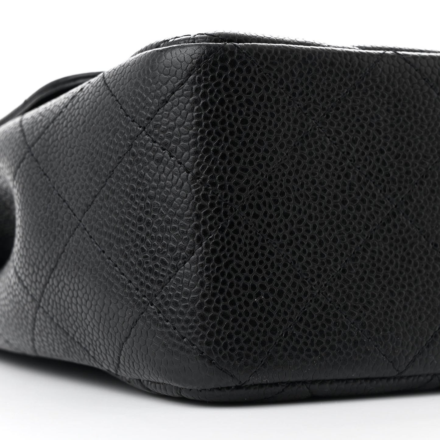 Caviar Quilted Jumbo Single Flap Black