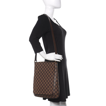 Louis Vuitton Damier Ebene Musette GM 2 of 12