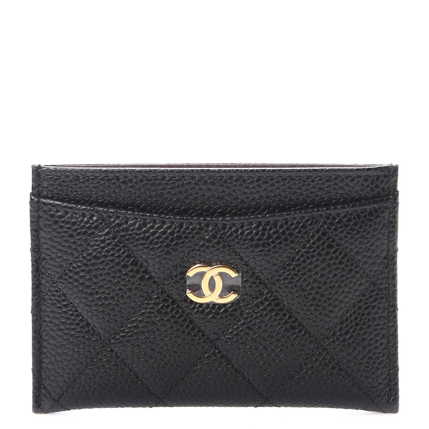 Chanel Caviar Quilted Card Holder Black 1 of 9