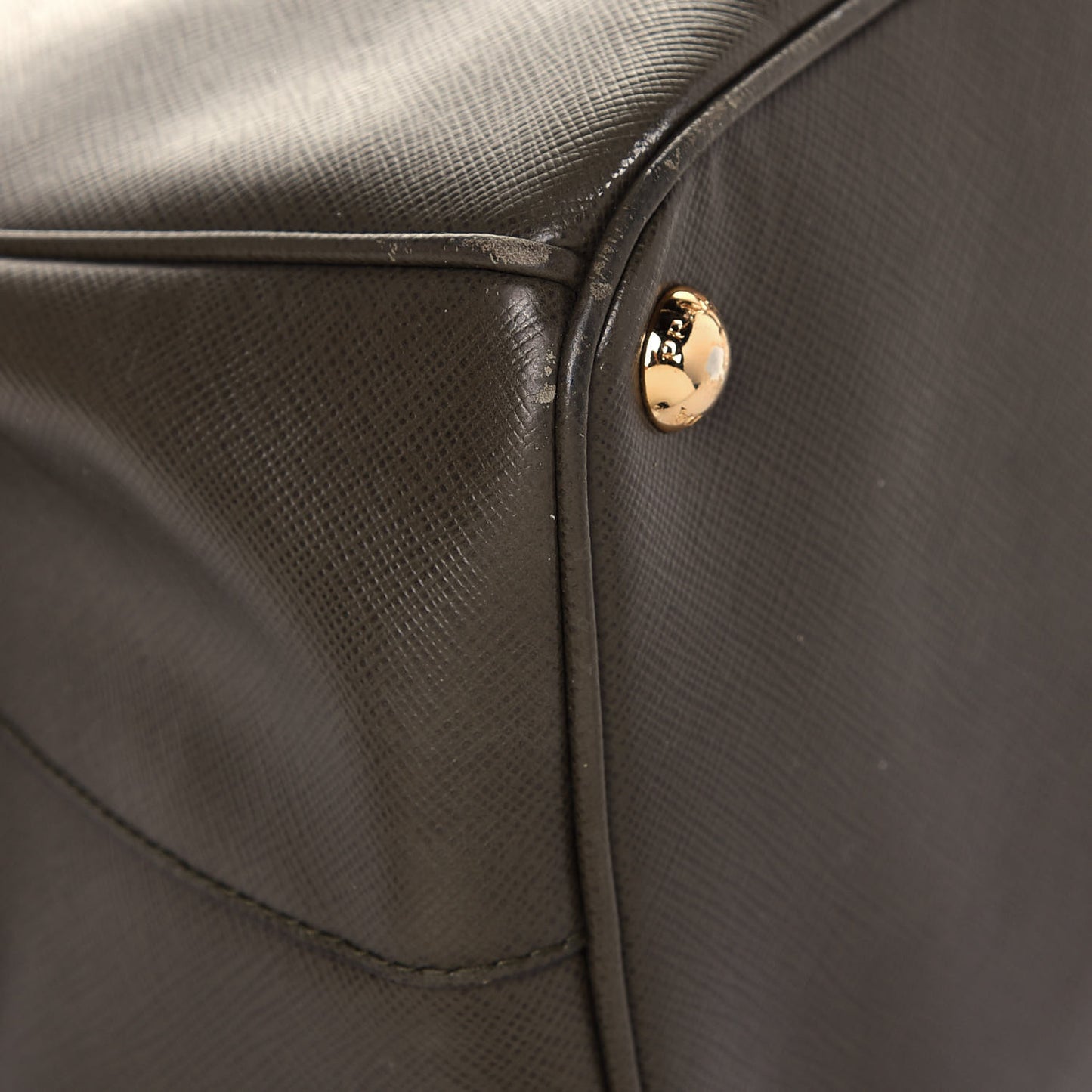 Saffiano Medium Galleria Double Zip Tote Caffe