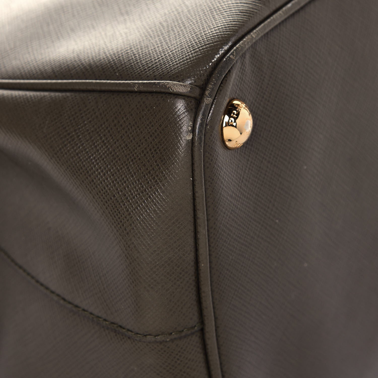 Prada Saffiano Medium Galleria Double Zip Tote Caffe 8 of 14