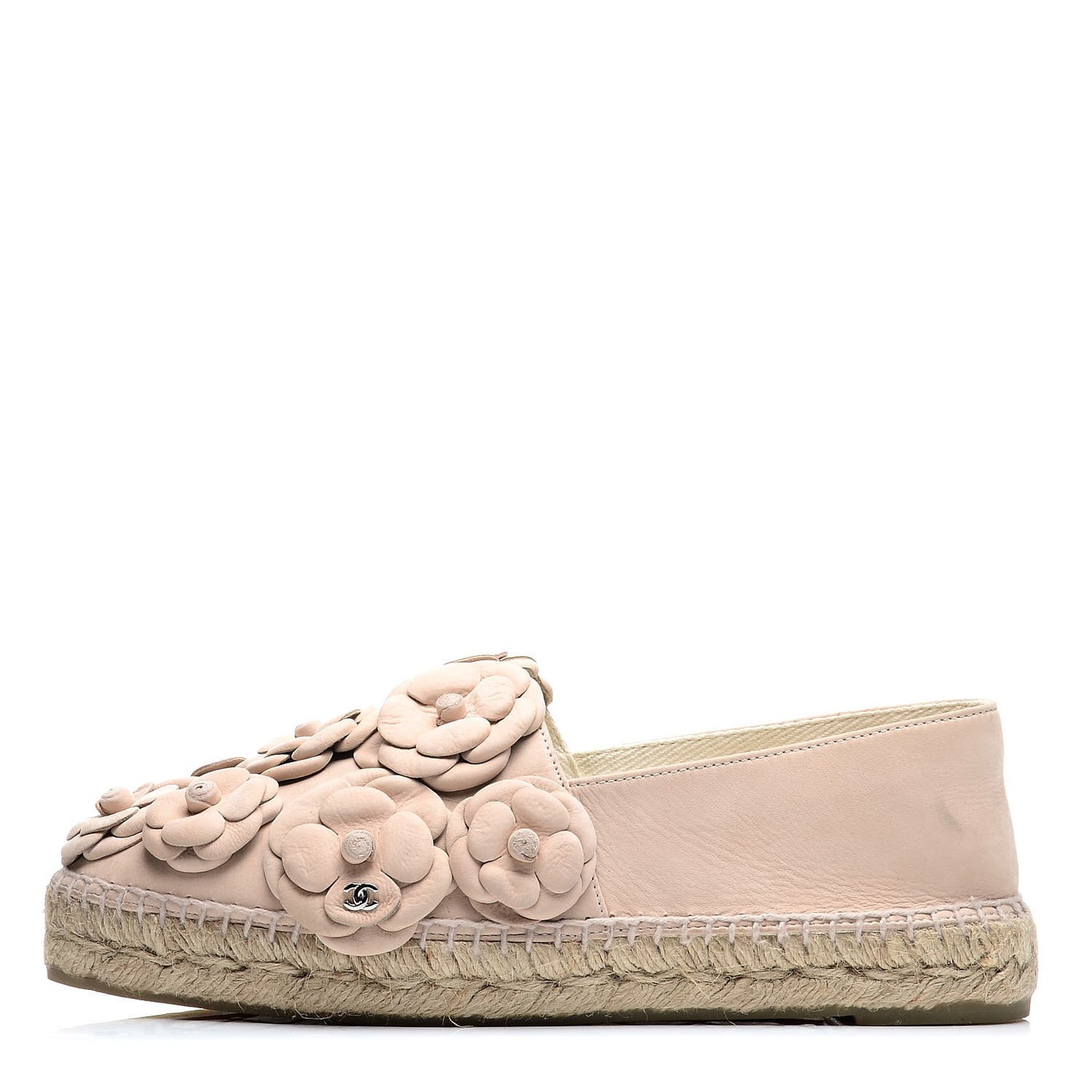 Suede Camellia CC Espadrilles 39 Pink