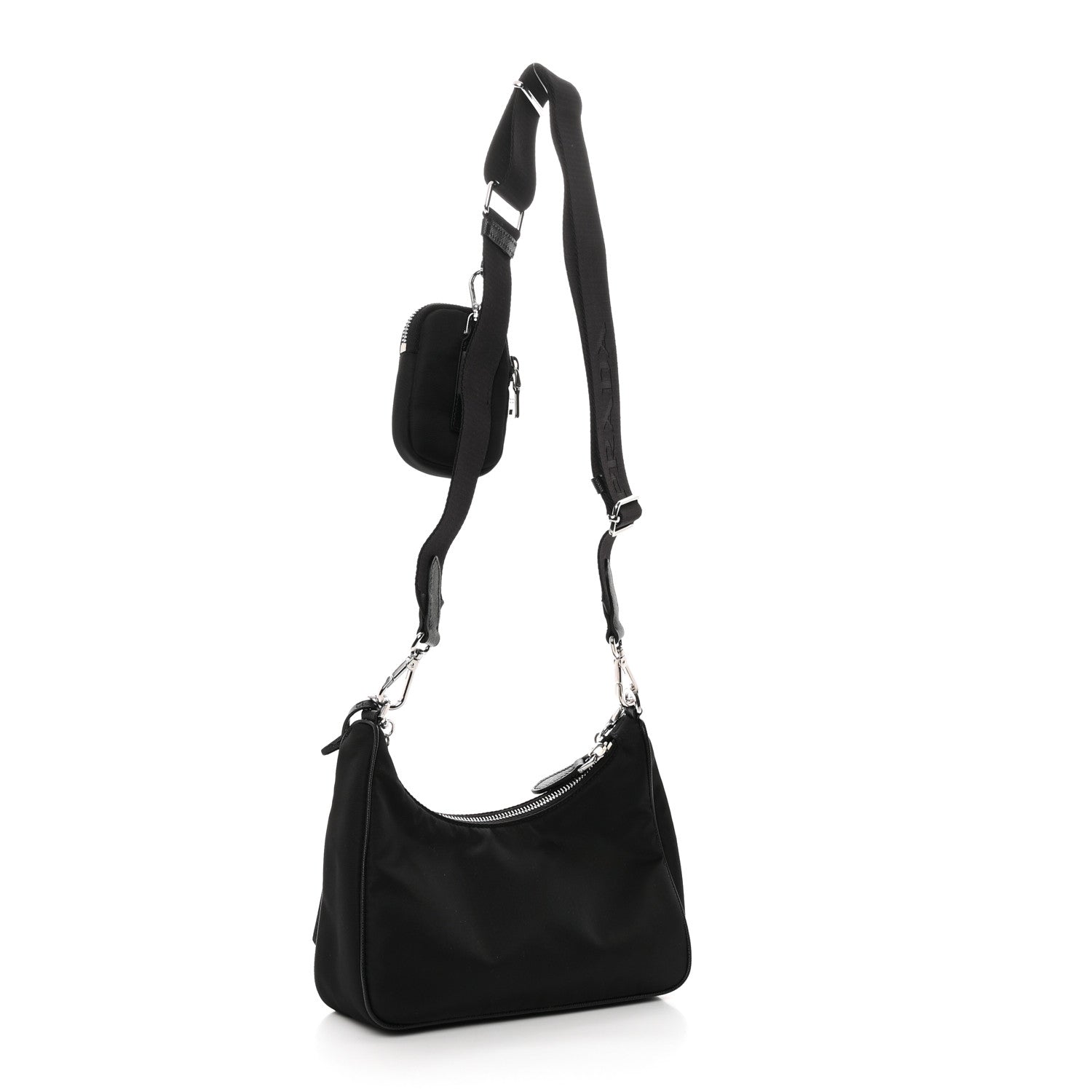 Prada Nylon Re-Edition 2005 Shoulder Bag Black 3 of 9