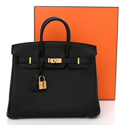 Hermes Taurillon Novillo Birkin 25 Black 13 of 13