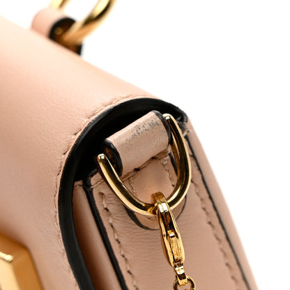 Fendi Shiny Nappa Braided Nano Baguette Maxi Handle Charm Light Rose 6 of 6