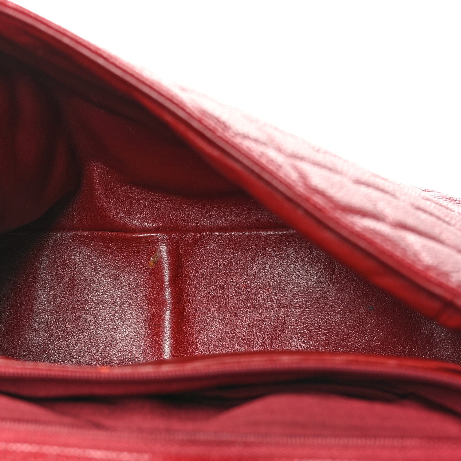 Chanel Caviar Quilted Jumbo Single Flap Red 5 of 12