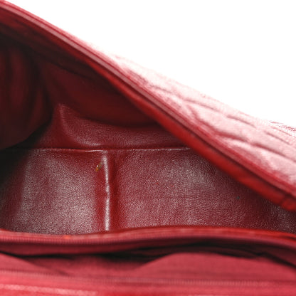 Chanel Caviar Quilted Jumbo Single Flap Red 5 of 12