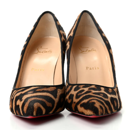Christian Louboutin Pony Hair Jaguar Print Pigalle 85 Pumps 38 Brown 2 of 10