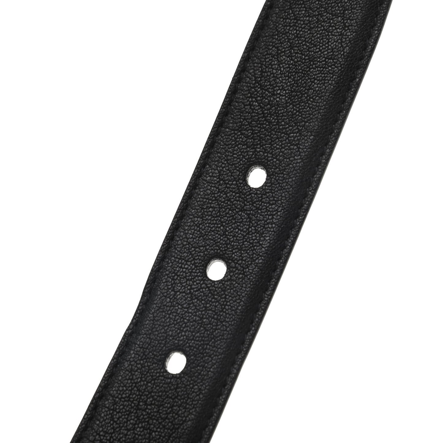 Goatskin Monogram Cassandre Square Buckle Belt 90 36 Black