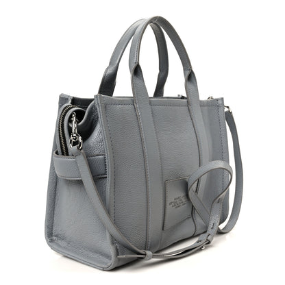 Marc Jacobs Grained Calfskin Medium The Tote Bag Grey 3 of 14