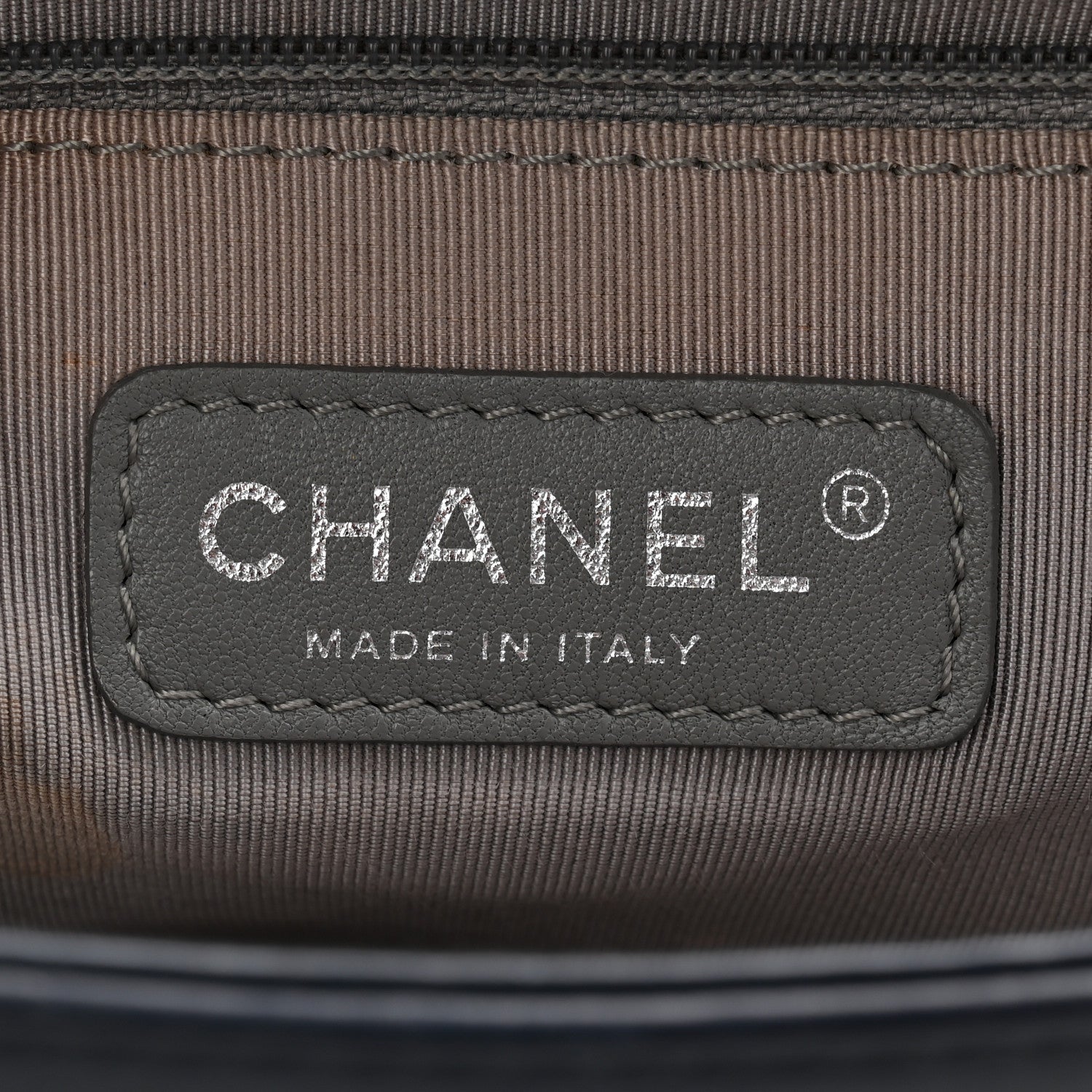Chanel Calfskin Double Stitch Large Boy Flap Navy Blue 6 of 10