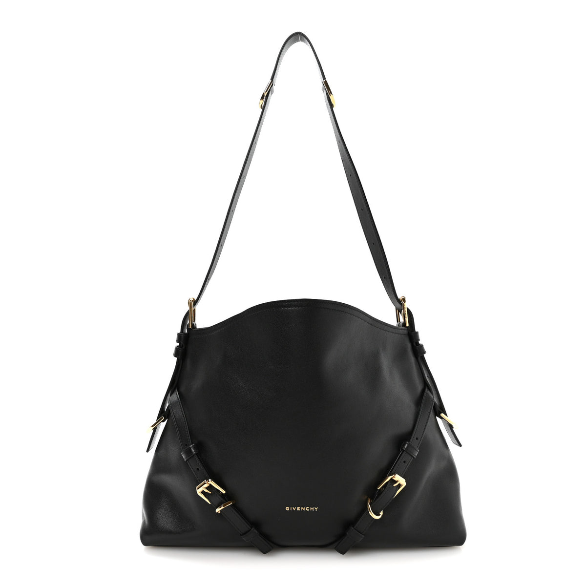 Calfskin Medium Voyou Bag Black