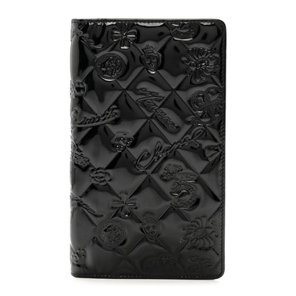 Chanel Patent Calfskin Lucky Symbols Yen Wallet Black 1 of 8