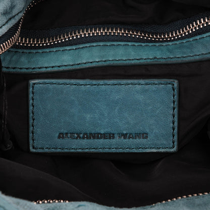Alexander Wang Washed Lambskin Donna Hobo Emerald 5 of 6