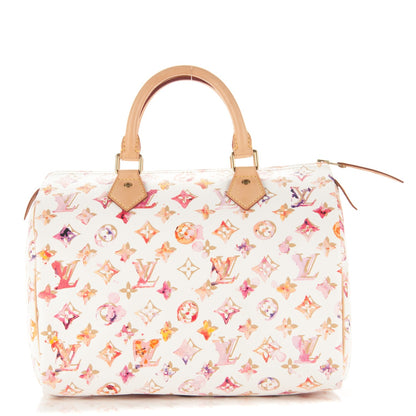 Louis Vuitton Watercolor Aquarelle Speedy 30 White 1 of 7