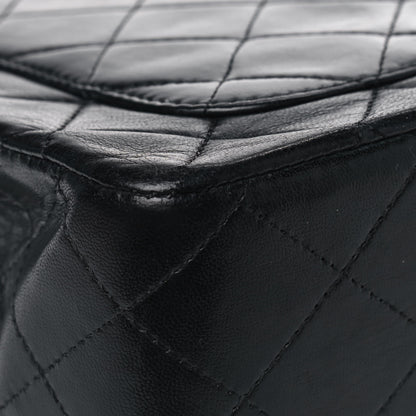 Chanel Lambskin Quilted Medium Double Flap Black 8 of 8