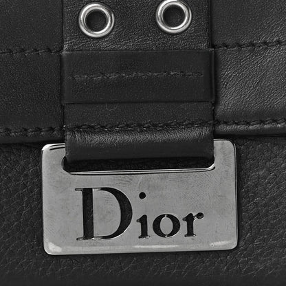 Christian Dior Calfskin Street Chic Compact Flap Wallet Black 7 of 12