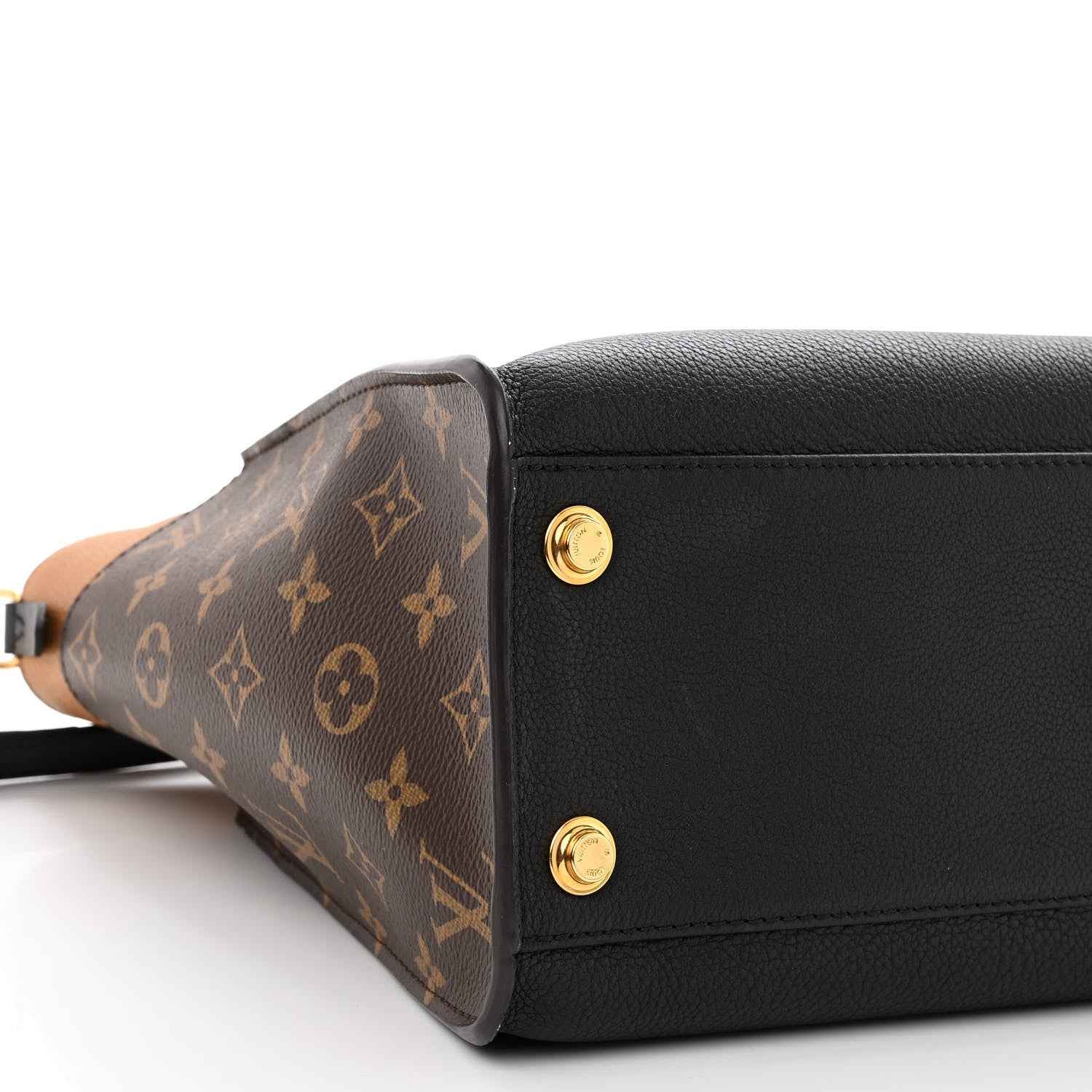 Louis Vuitton Calfskin Monogram On My Side Black 8 of 9