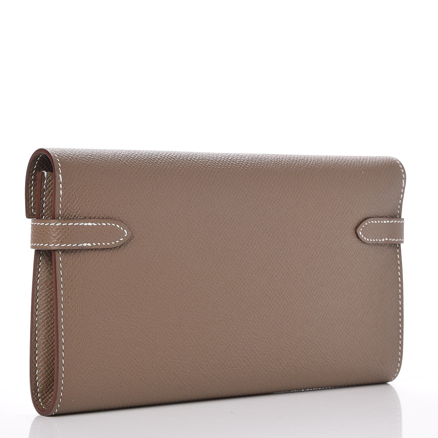 Hermes Epsom Kelly Longue Wallet Etoupe 3 of 8