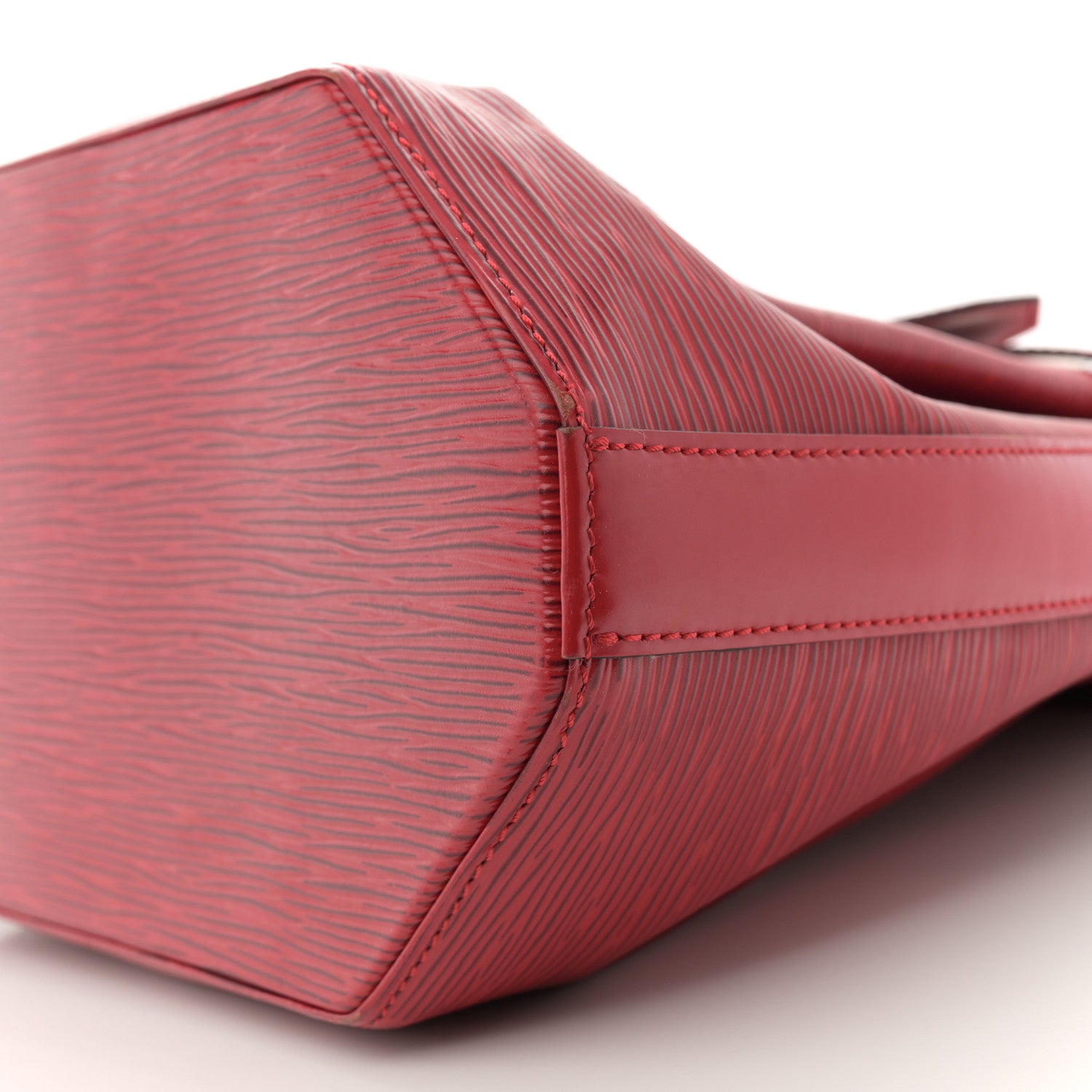 Louis Vuitton Epi Sac D'Epaule GM Castillan Red 10 of 14