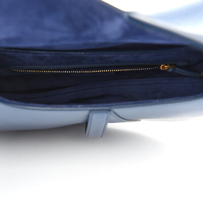 Christian Dior Calfskin Gradient Saddle Bag Indigo Blue 5 of 9