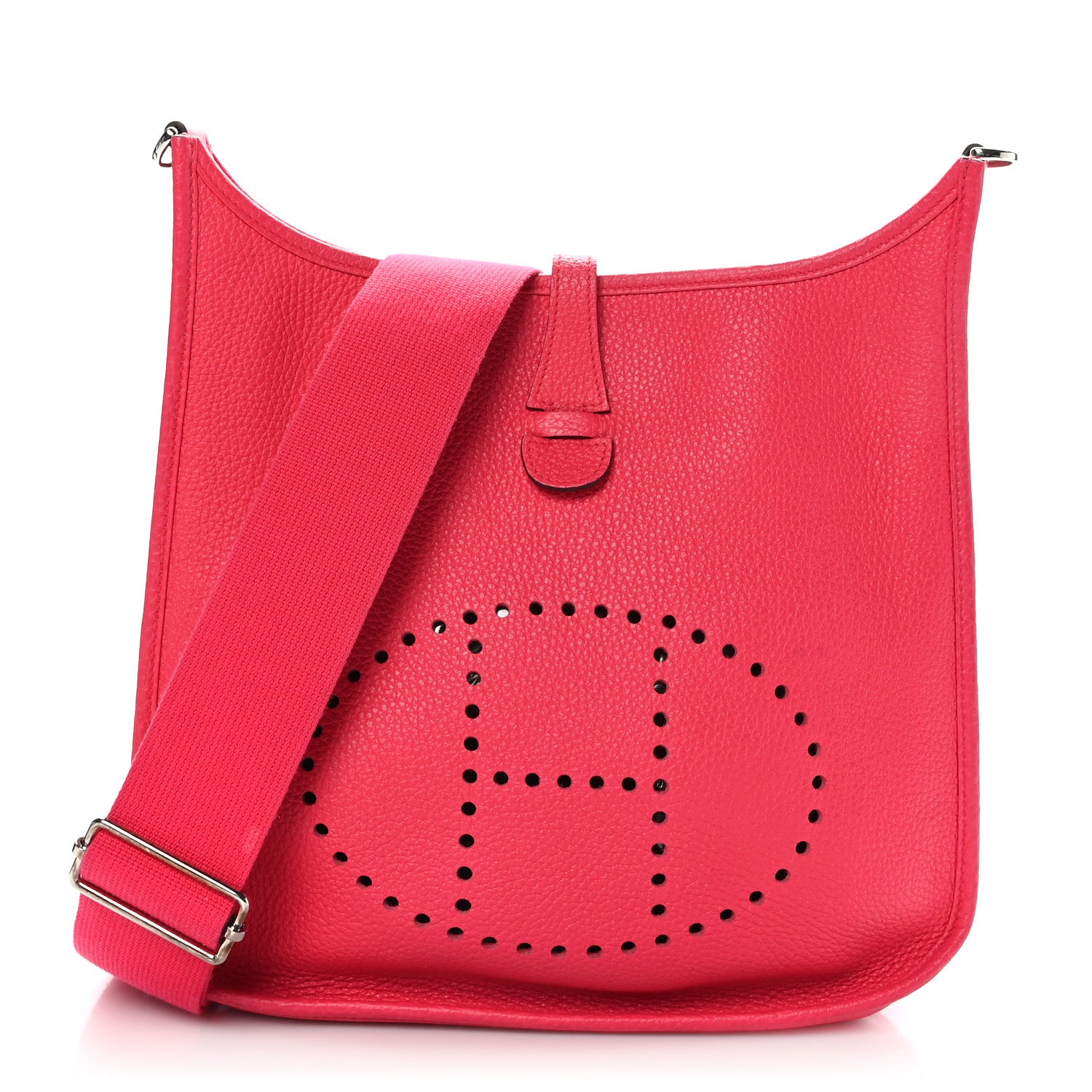 Hermes Taurillon Clemence Evelyne III PM Rose Extreme 1 of 10