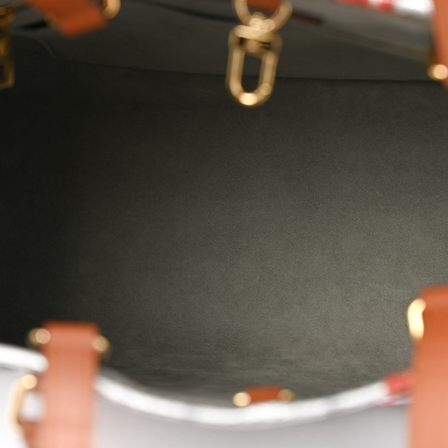 Louis Vuitton Metallic Monogram LV Garden OnTheGo MM Silver 5 of 10