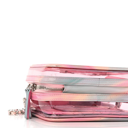 Chanel PVC Patent Calfskin Patent Lambskin Small CC Vanity Case Pink 9 of 11