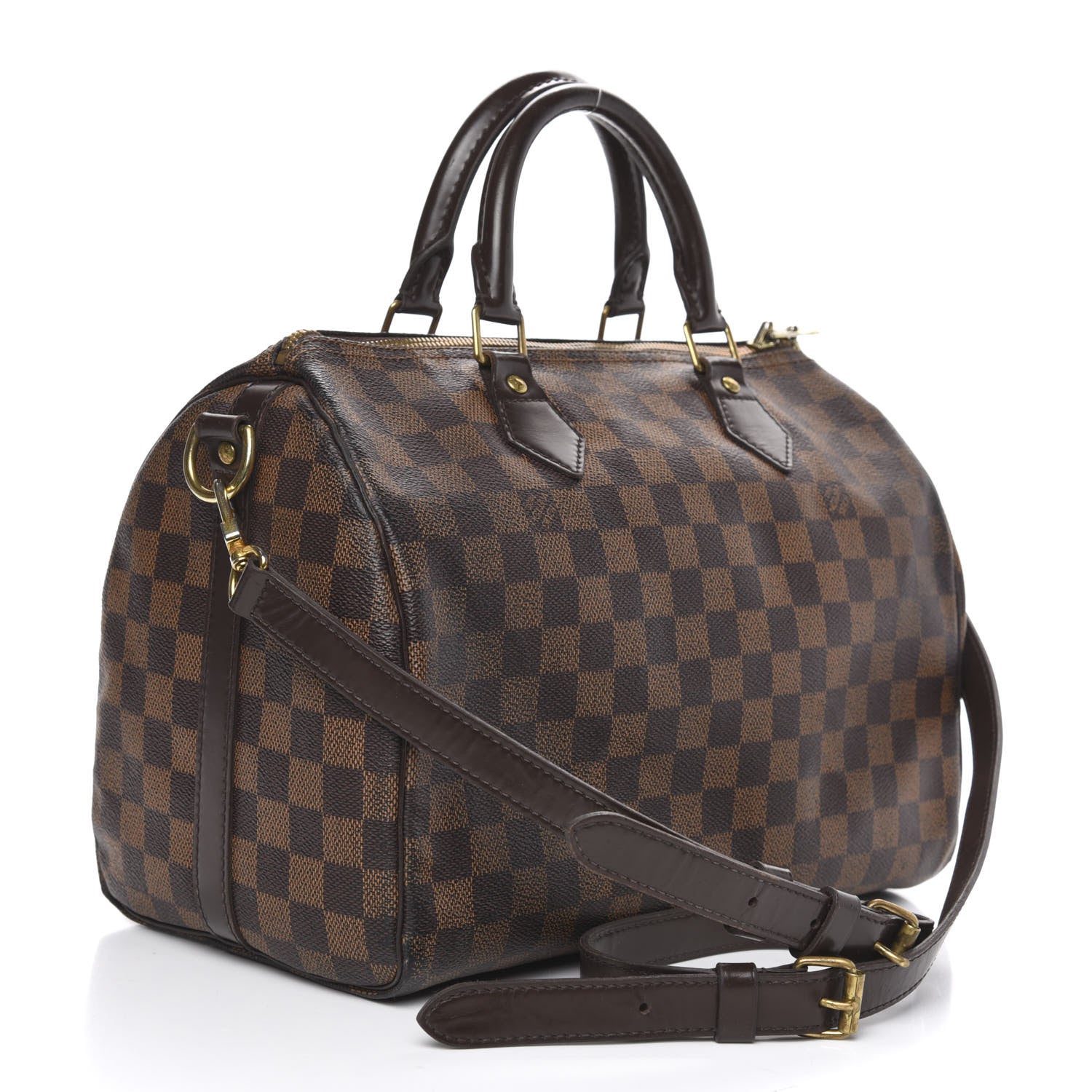 Louis Vuitton Damier Ebene Speedy Bandouliere 30 4 of 18