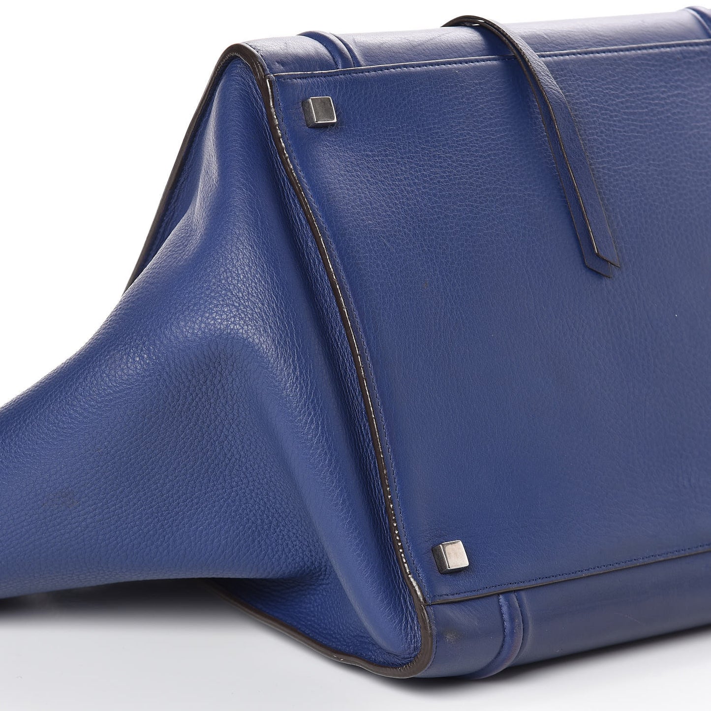 Supple Calfskin Medium Phantom Luggage Indigo