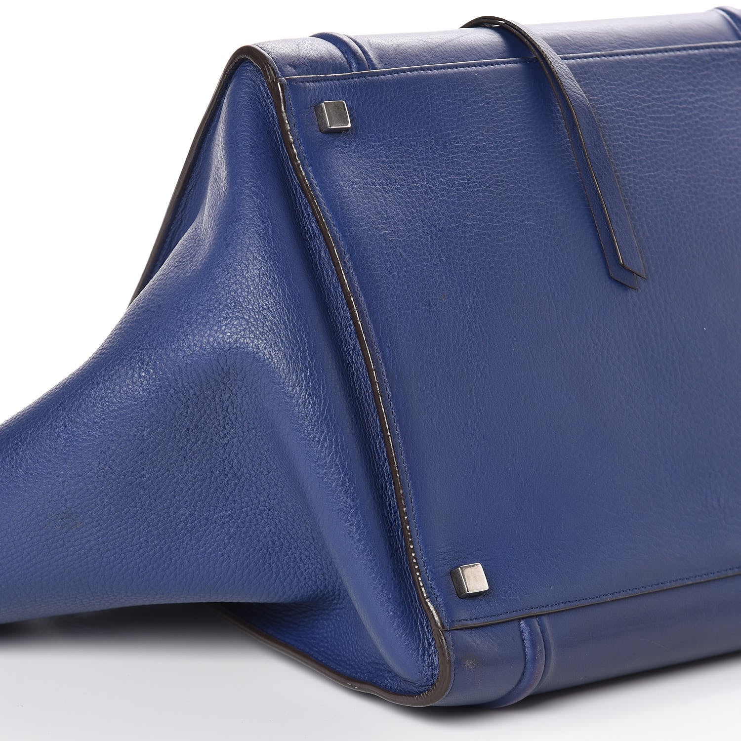 Celine Supple Calfskin Medium Phantom Luggage Indigo 7 of 10