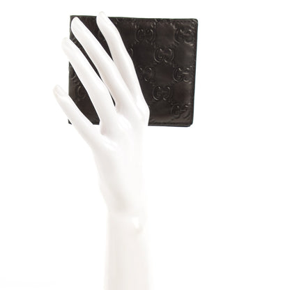 Gucci Guccissima Avel Bi-Fold Wallet Chocolate 2 of 9
