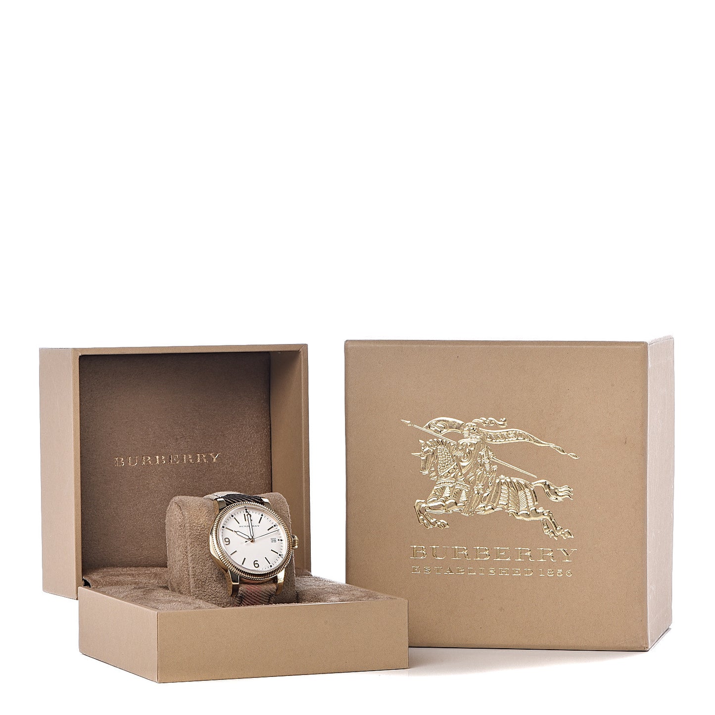Stainless Steel Calfskin 38mm Quartz Watch BU7853