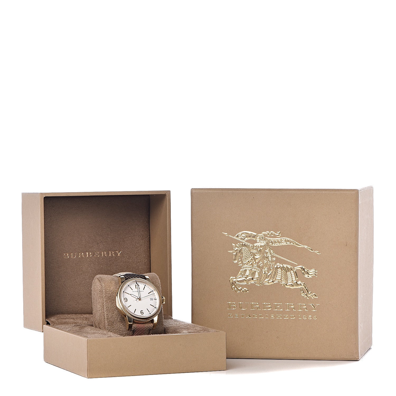 Burberry Stainless Steel Calfskin 38mm Quartz Watch BU7853 9 of 9