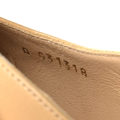 Chanel Goatskin Grosgrain Cap Toe CC Slingback Pumps 35.5 Beige Black 6 of 12