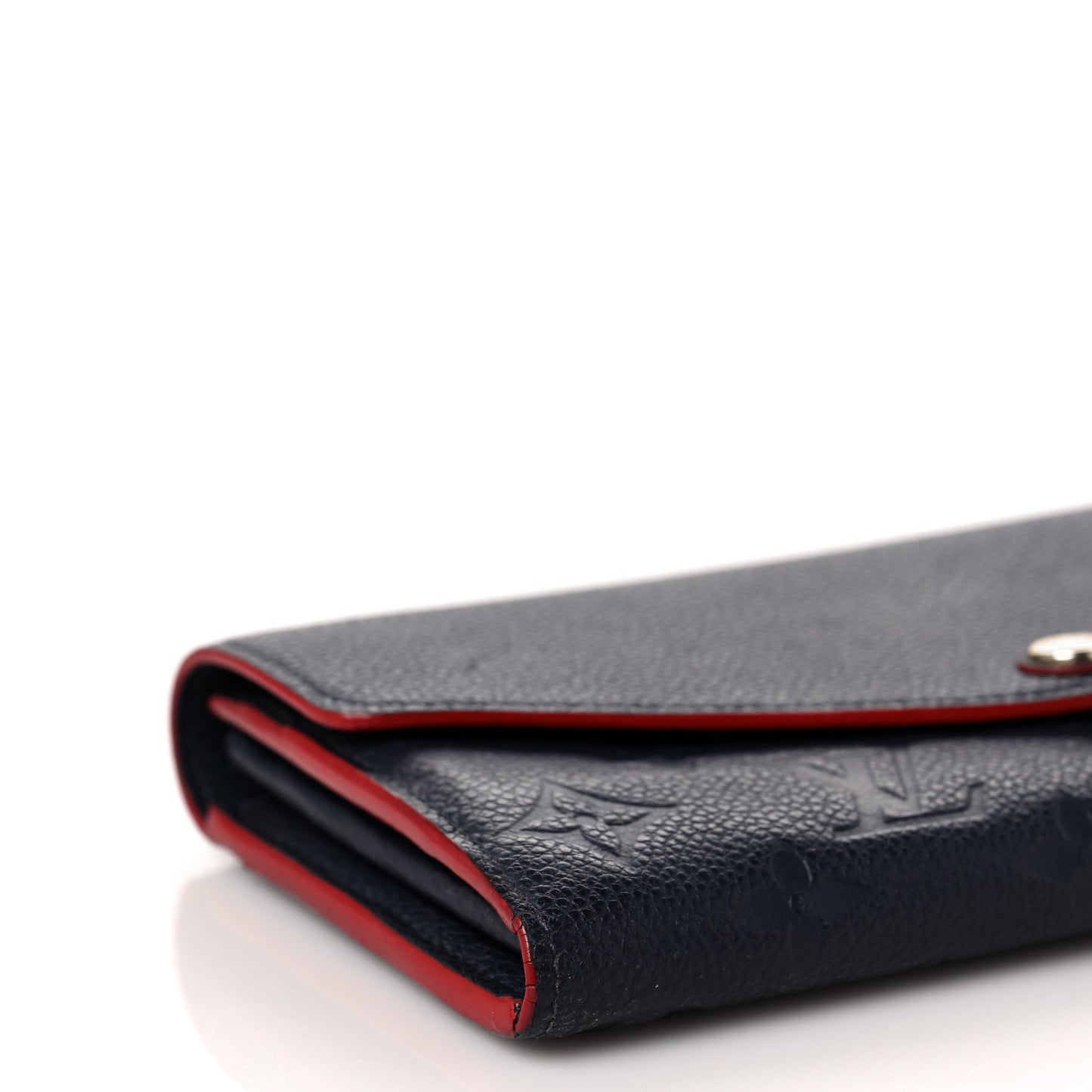 Empreinte Sarah Wallet NM Marine Rouge