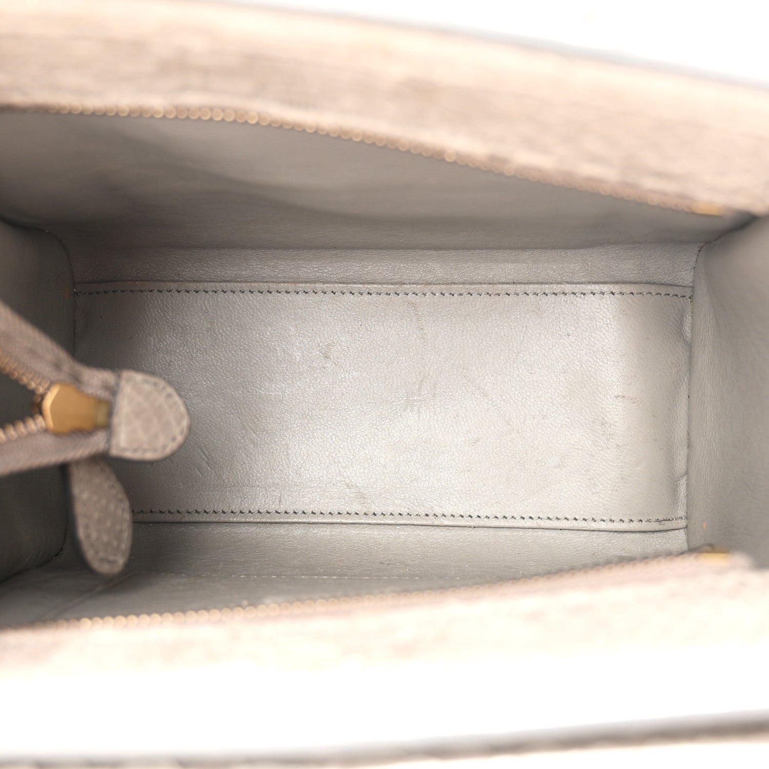 Celine Snakeskin Nano Luggage Grey 5 of 11