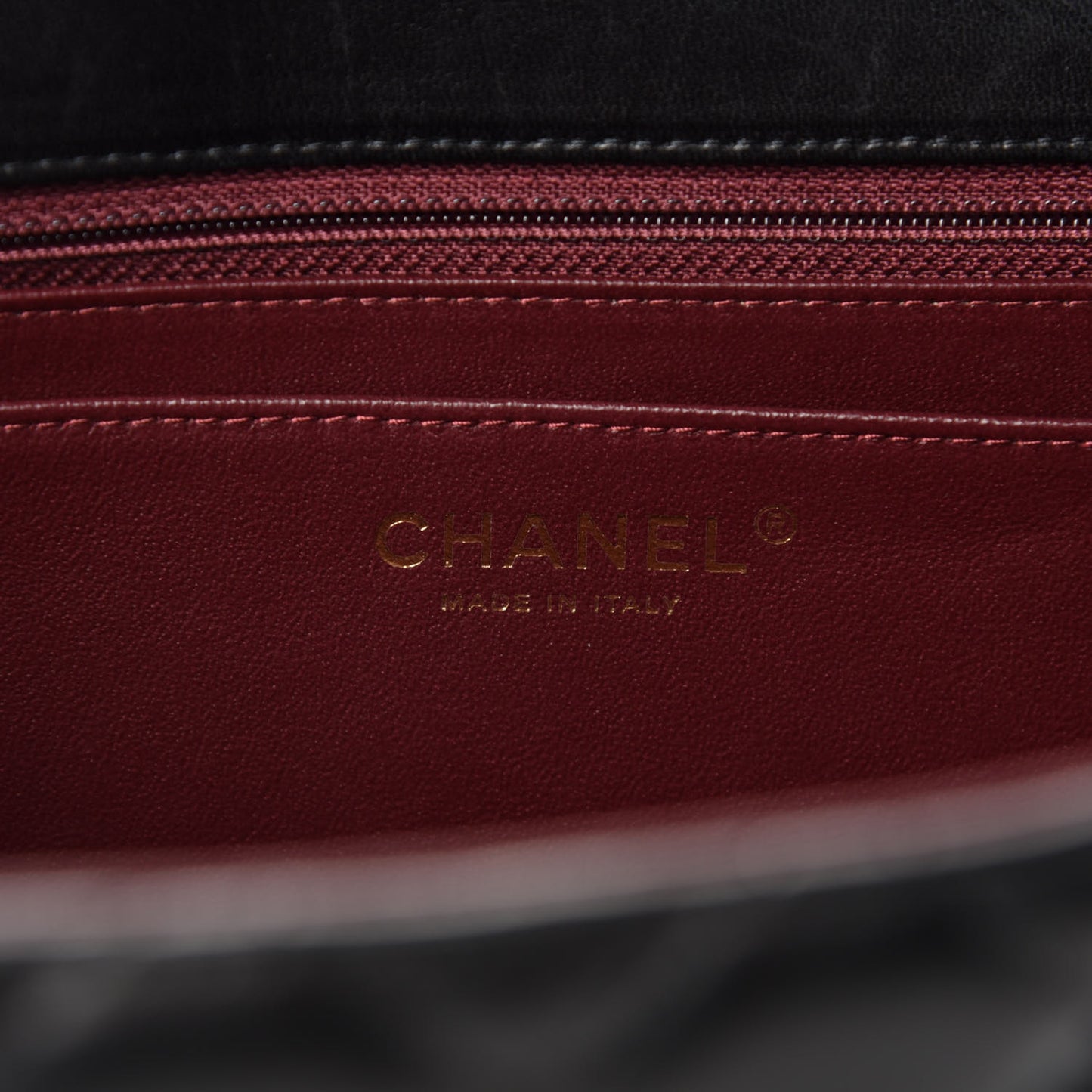 Lambskin Quilted Maxi Single Flap Black