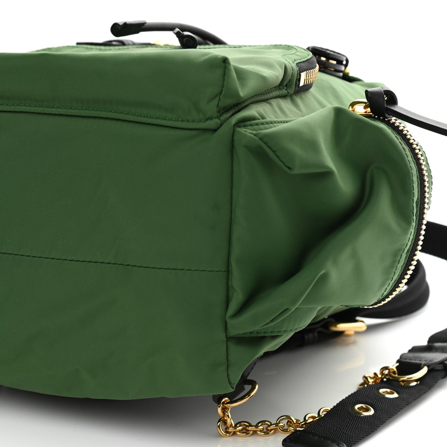 Nylon Medium Rucksack Backpack Green