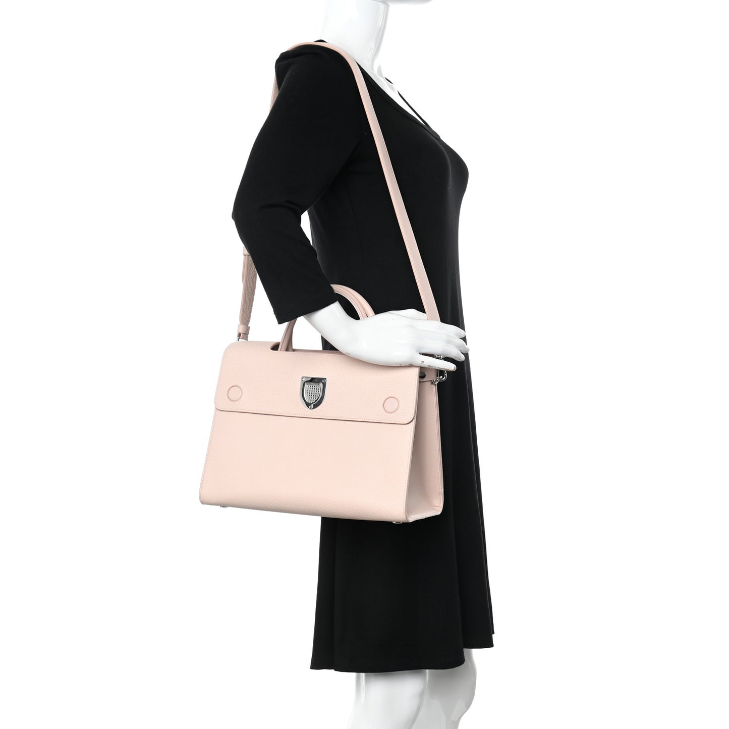 Bullcalf Medium Diorever Flap Beige