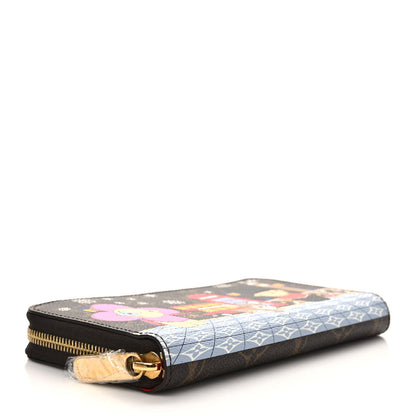 Louis Vuitton Monogram 2021 Christmas Animation London Zippy Wallet 4 of 6