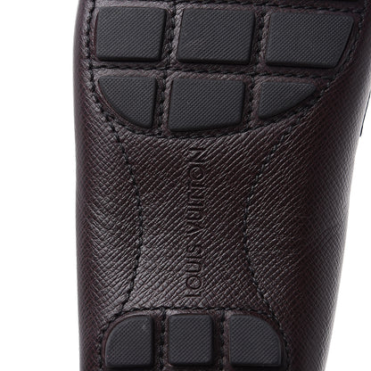 Louis Vuitton Taiga Monte Carlo Moccasin Loafers 10 Grizzli 7 of 10